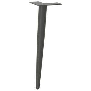 Konische Couchtischbeine, 4er Set, Anthrazit