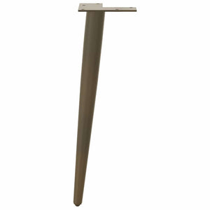 Konische Couchtischbeine aus Stahl, 4er Set
