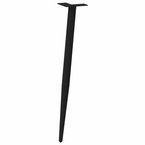 Konische Tischbeine Schwarz, 4er Set