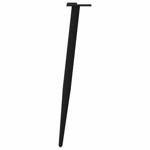 Konische Tischbeine Schwarz, 4er Set