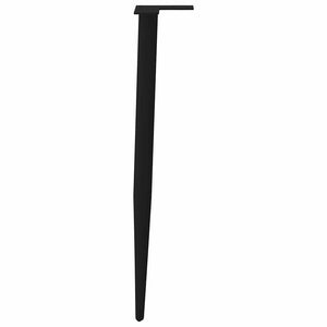 Konische Tischbeine Schwarz, 4er Set