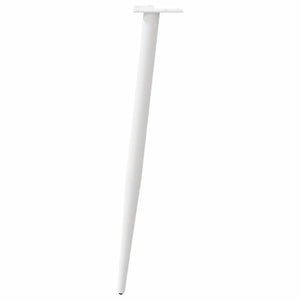 Weiße Konsolentischbeine, konisch, 72-73cm, 4er-Set
