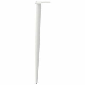 Weiße Konsolentischbeine, konisch, 72-73cm, 4er-Set