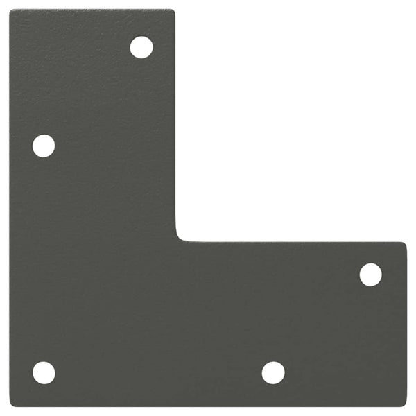 Konsolentischbeine Anthrazit Konisch 4er-Set