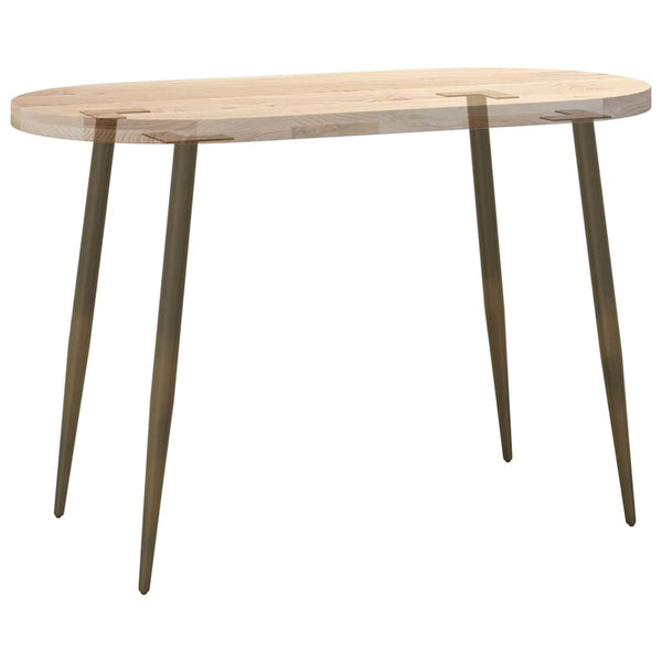 Konsolentischbeine, konisch, 4er Set, Stahl natur
