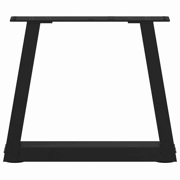 Couchtischbeine V-Form Schwarz Stahl 30cm, 2er-Set