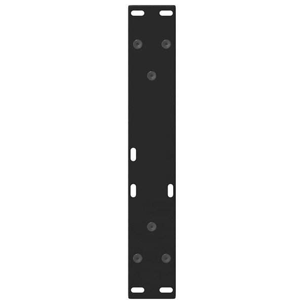 Couchtischbeine V-Form Schwarz Stahl 30cm, 2er-Set