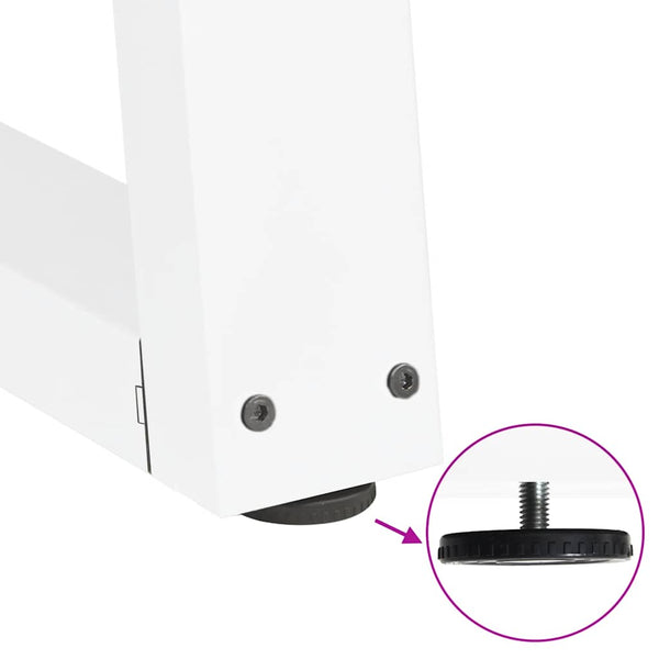 Weiße V-Form Couchtischbeine, 30 cm, 2er Set