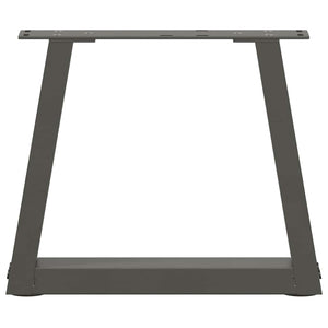 Couchtischbeine V-Form Anthrazit Stahl