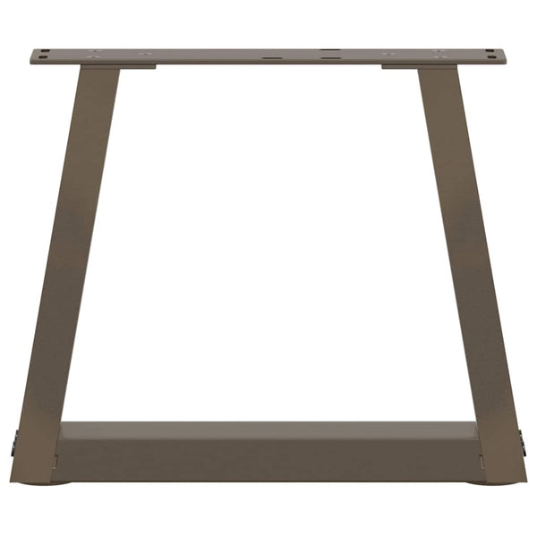 Couchtischbeine V-Form Naturstahl 30 cm, 2er-Set