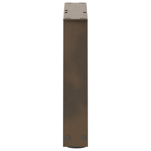 Couchtischbeine V-Form Naturstahl 30 cm, 2er-Set