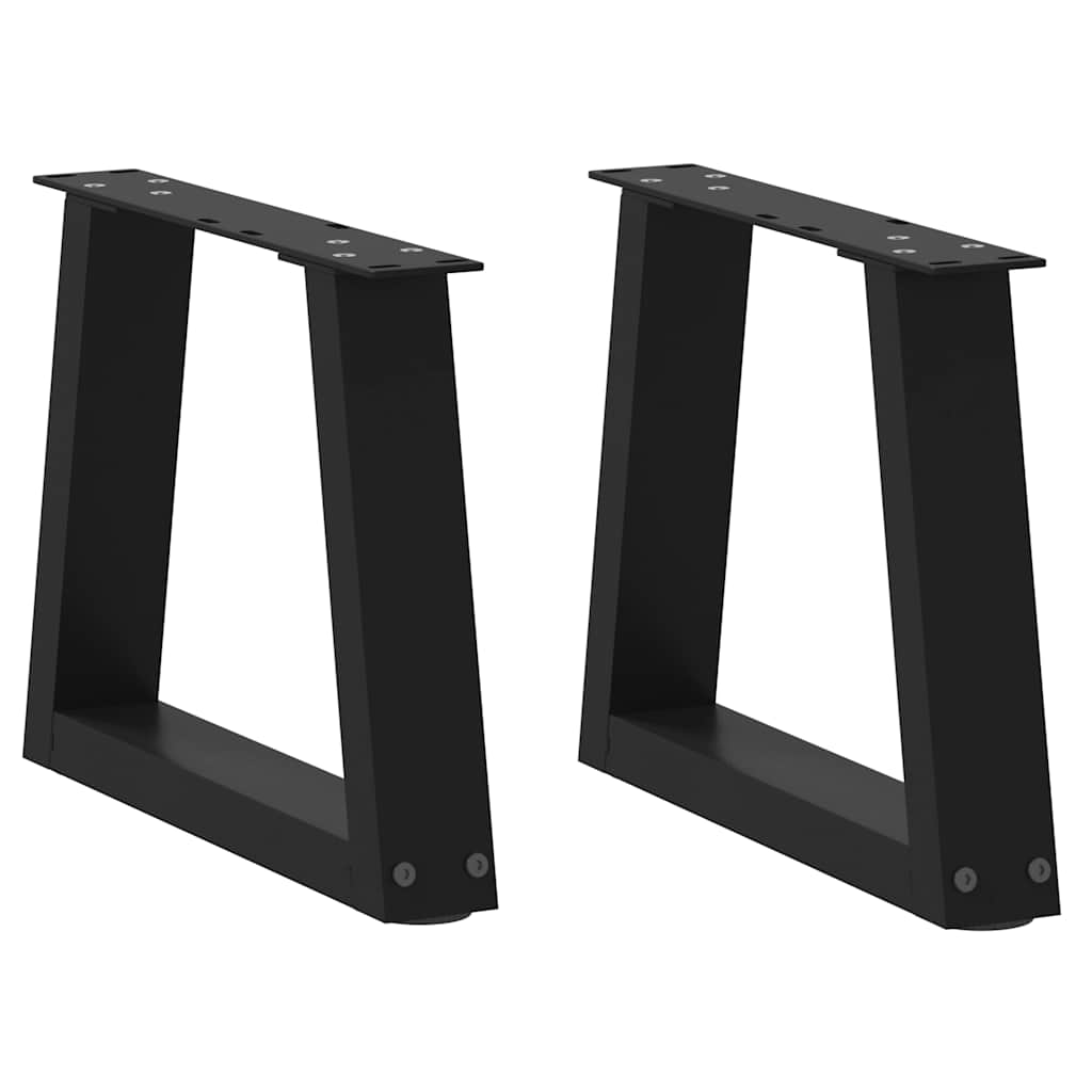 Couchtischbeine V-Form Schwarz Stahl