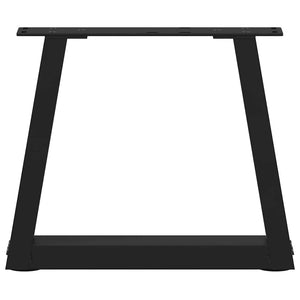 Couchtischbeine V-Form Schwarz Stahl