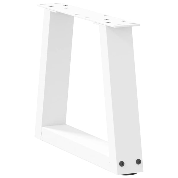 V-Form Couchtischbeine, 40 cm, Weiß, 2er-Set