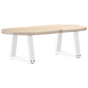 V-Form Couchtischbeine, 40 cm, Weiß, 2er-Set