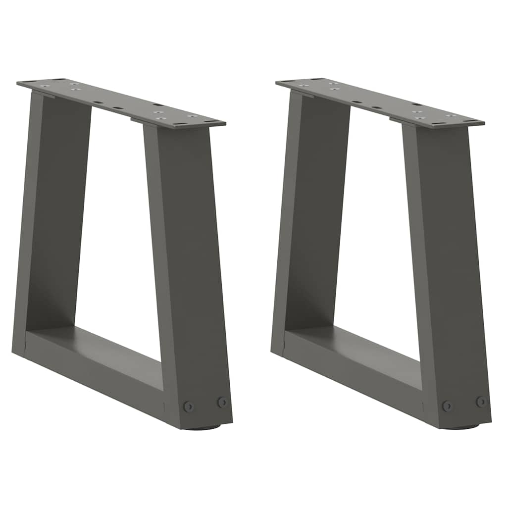 Anthrazit Couchtischbeine V-Form, 2er-Set
