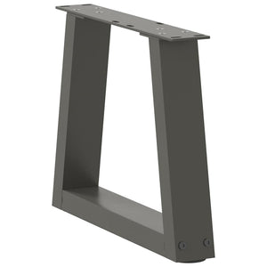 Anthrazit Couchtischbeine V-Form, 2er-Set