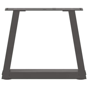 Anthrazit Couchtischbeine V-Form, 2er-Set