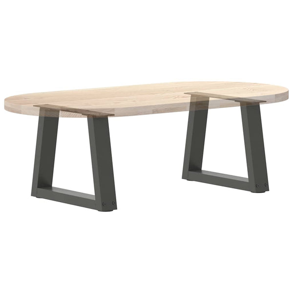 Anthrazit Couchtischbeine V-Form, 2er-Set