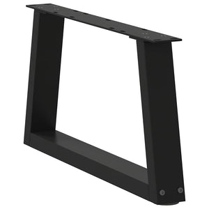 Couchtischbeine V-Form Schwarz 50 cm, 2er Set