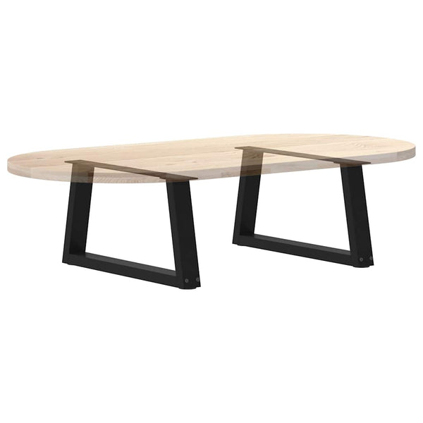 Couchtischbeine V-Form Schwarz 50 cm, 2er Set