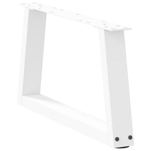 V-Form Couchtischbeine Weiß, 2er Set
