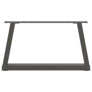Couchtischbeine V-Form Anthrazit 50 cm, 2er Set