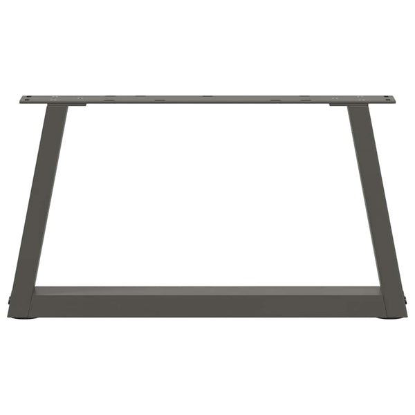 Couchtischbeine V-Form Anthrazit 50 cm, 2er Set