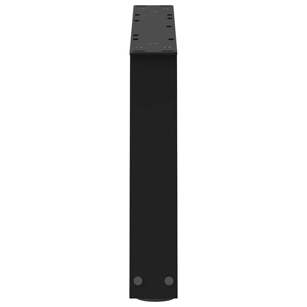 Couchtischbeine V-Form Schwarz Stahl 60cm (2er-Set)