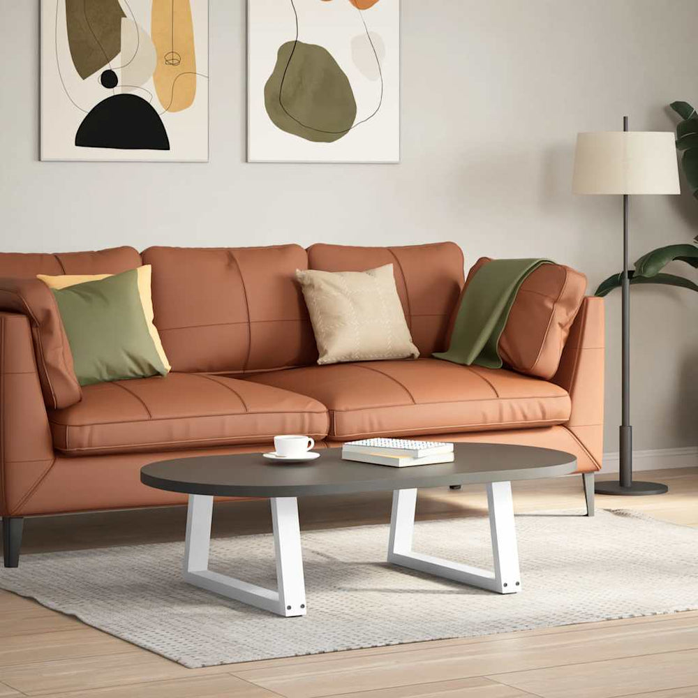 V-Form Couchtischbeine, 60 cm, Weiß, 2er-Set
