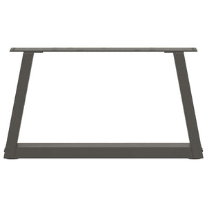 Couchtischbeine V-Form Anthrazit, 2er-Set