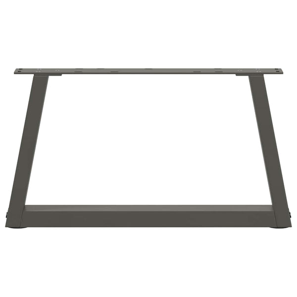 Couchtischbeine V-Form Anthrazit, 2er-Set