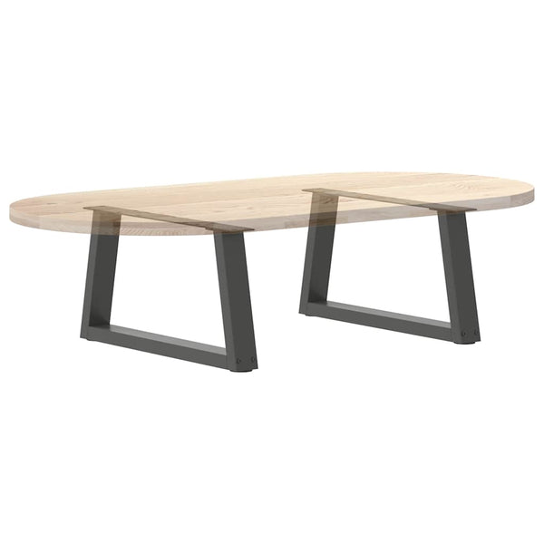 Couchtischbeine V-Form Anthrazit, 2er-Set