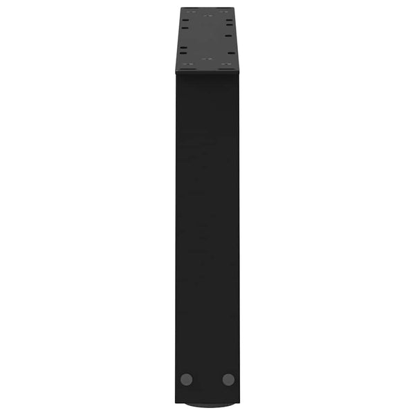 Couchtischbeine V-Form, Schwarz, 70 cm, 2er-Set