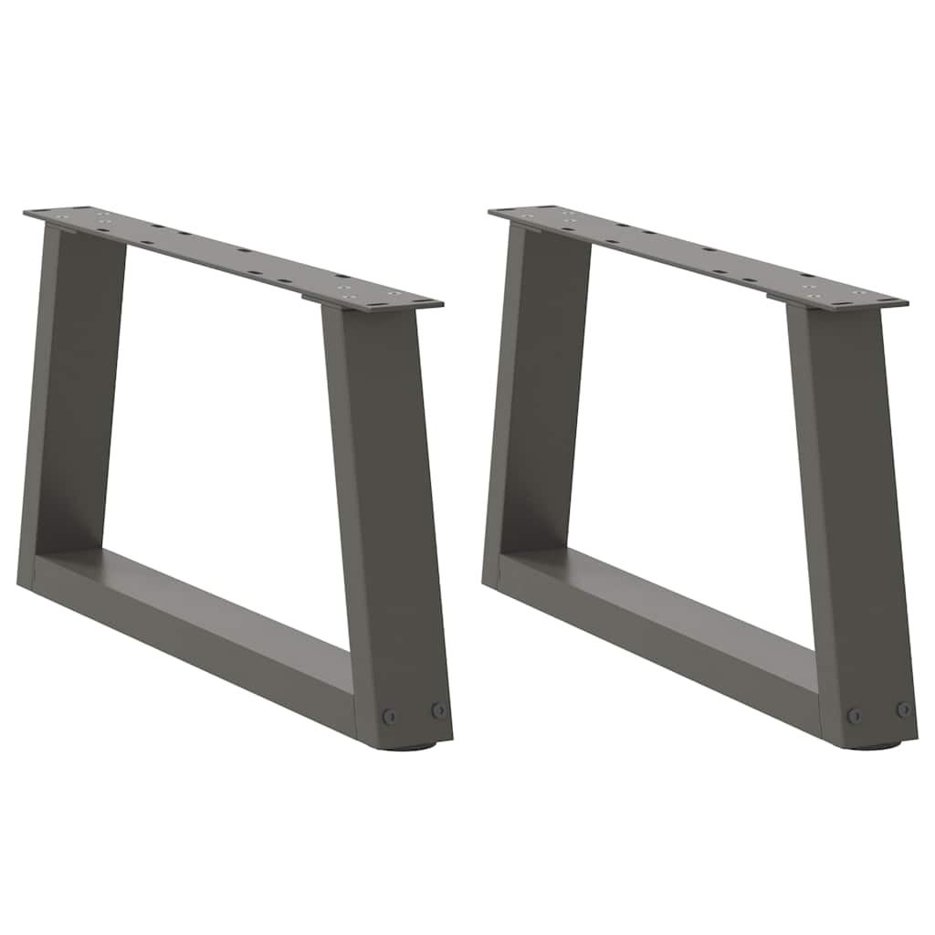 Couchtischbeine V-Form Anthrazit, 2er-Set