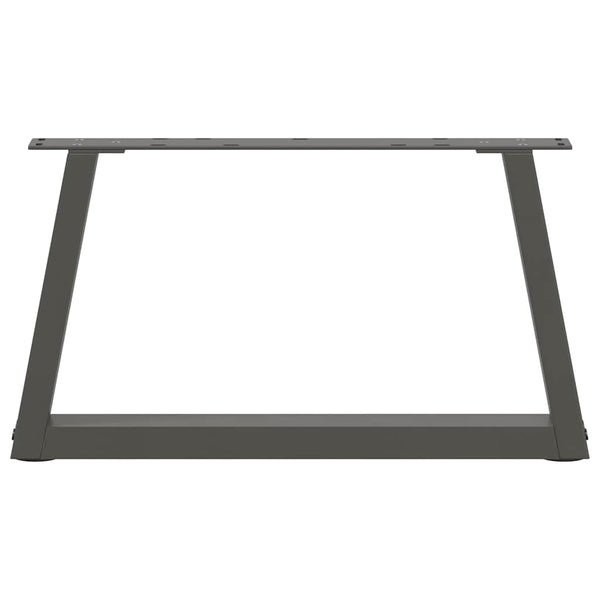 Couchtischbeine V-Form Anthrazit, 2er-Set