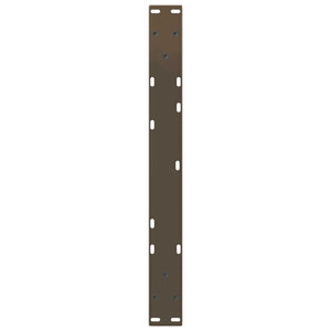 Couchtischbeine V-Form, Stahl Natur, 70 cm, 2er-Set