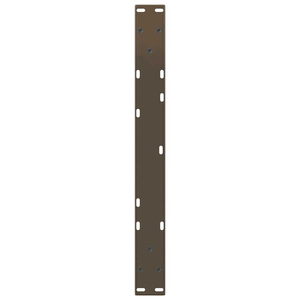 Couchtischbeine V-Form, Stahl Natur, 70 cm, 2er-Set