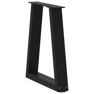 Schwarze V-Form Couchtischbeine, 2er Set