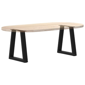 Schwarze V-Form Couchtischbeine, 2er Set
