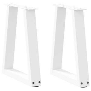 Weiße V-Form Couchtischbeine, 2er Set