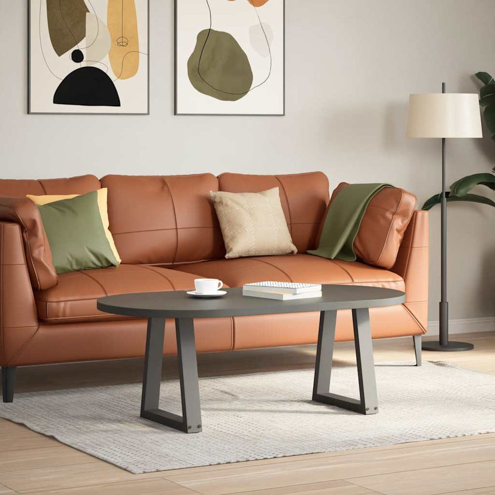 Anthrazit Couchtischbeine V-Form, 2er Set