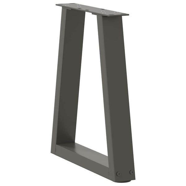 Anthrazit Couchtischbeine V-Form, 2er Set