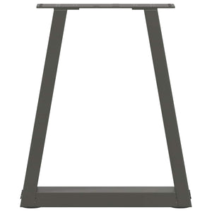 Anthrazit Couchtischbeine V-Form, 2er Set