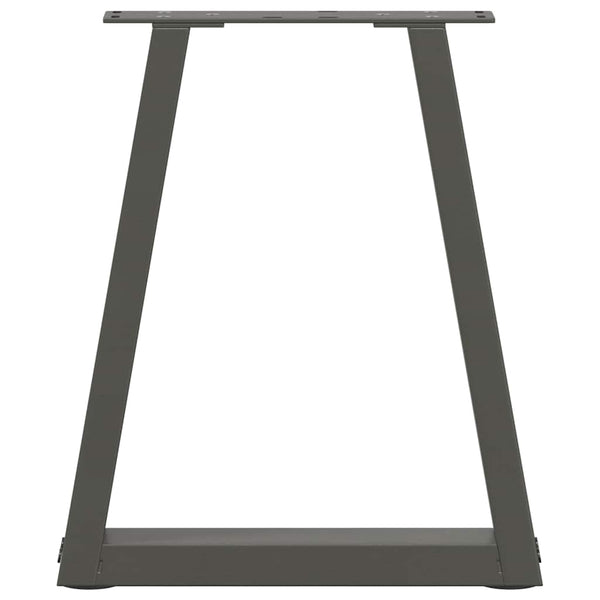 Anthrazit Couchtischbeine V-Form, 2er Set
