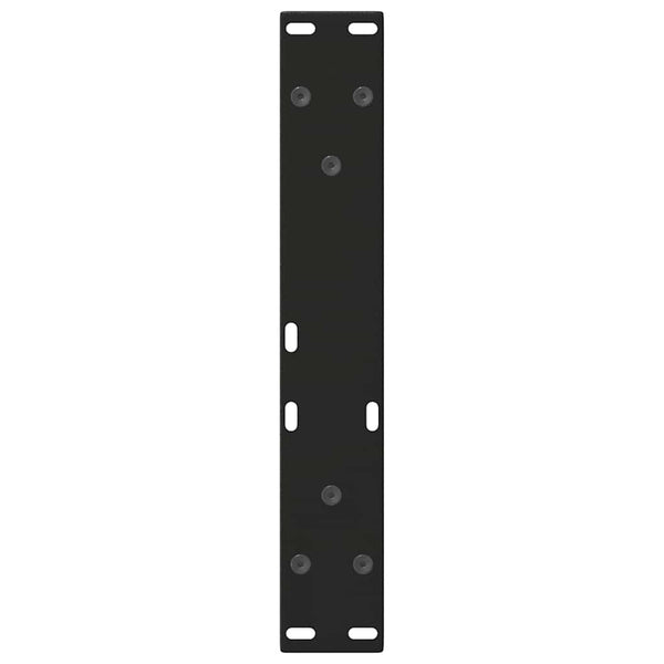 V-Form Couchtischbeine Schwarz Stahl, 2er-Set