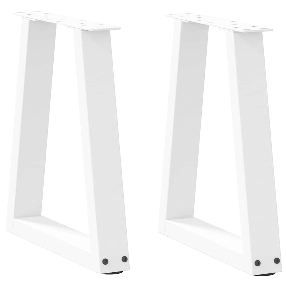 Weiße V-Form Couchtischbeine, 38 cm, 2er Set