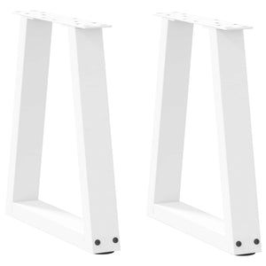 Weiße V-Form Couchtischbeine, 38 cm, 2er Set