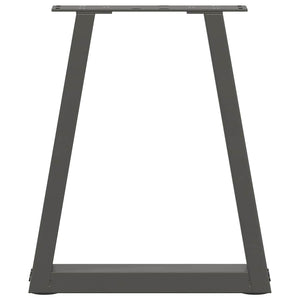 Couchtischbeine V-Form Anthrazit, 2er-Set