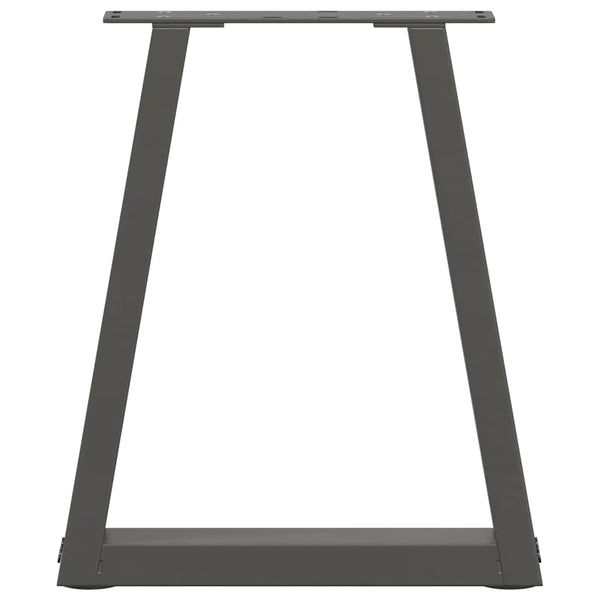 Couchtischbeine V-Form Anthrazit, 2er-Set